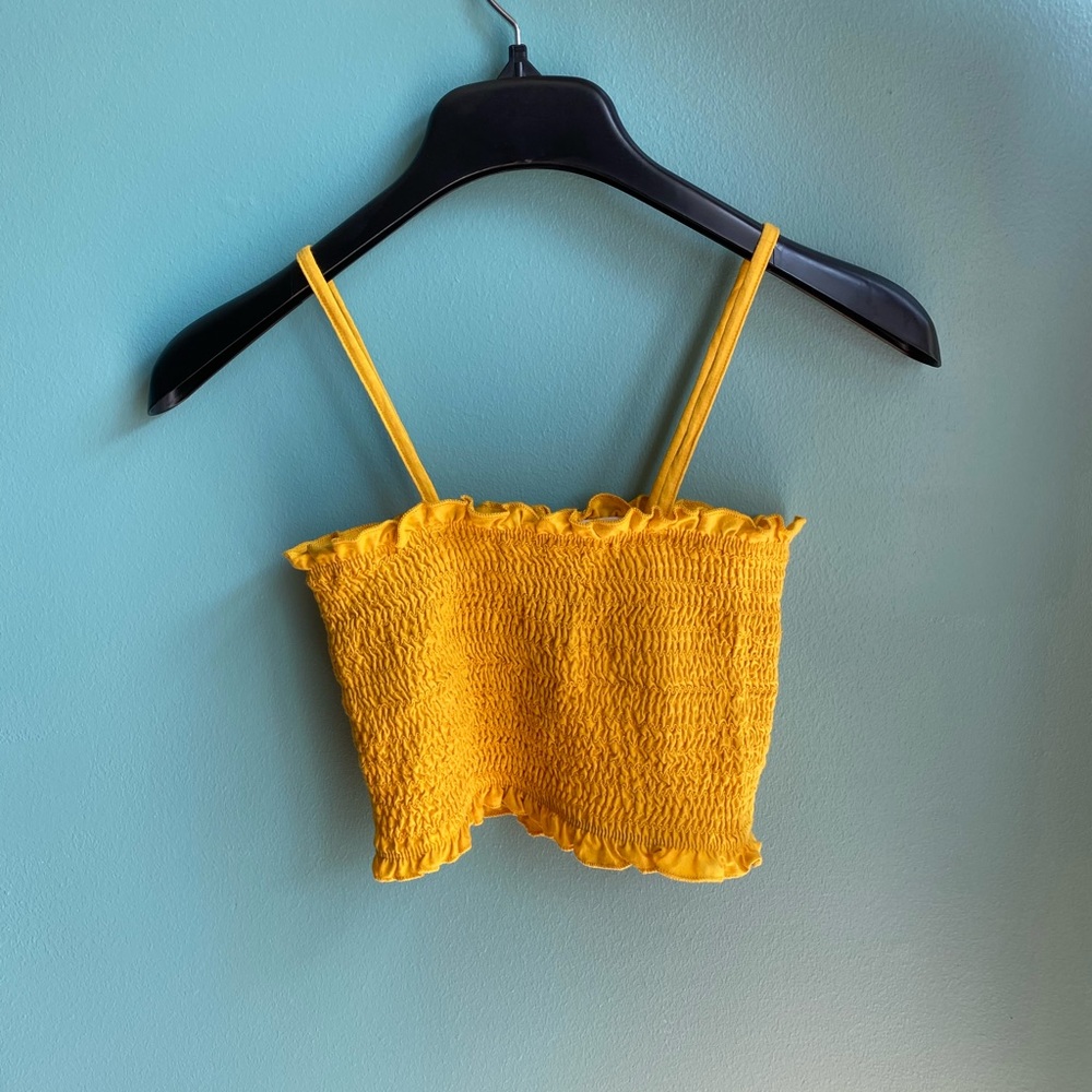 Yellow Crop Top